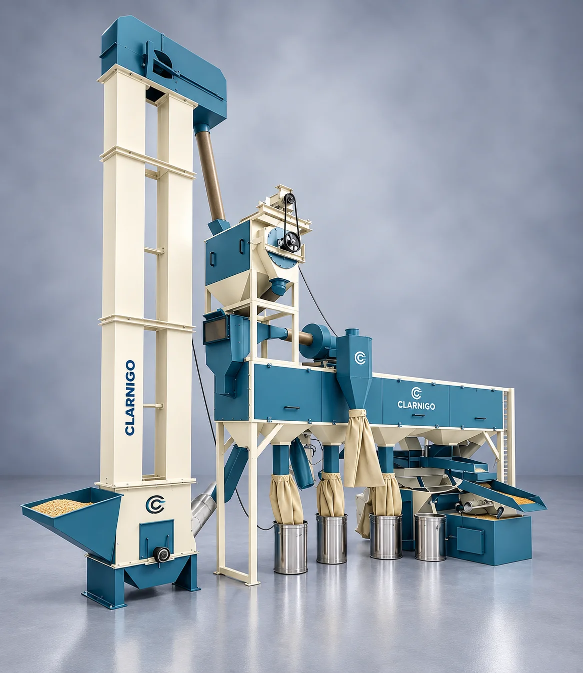 Multi Grain Seeds Cleaning Plant